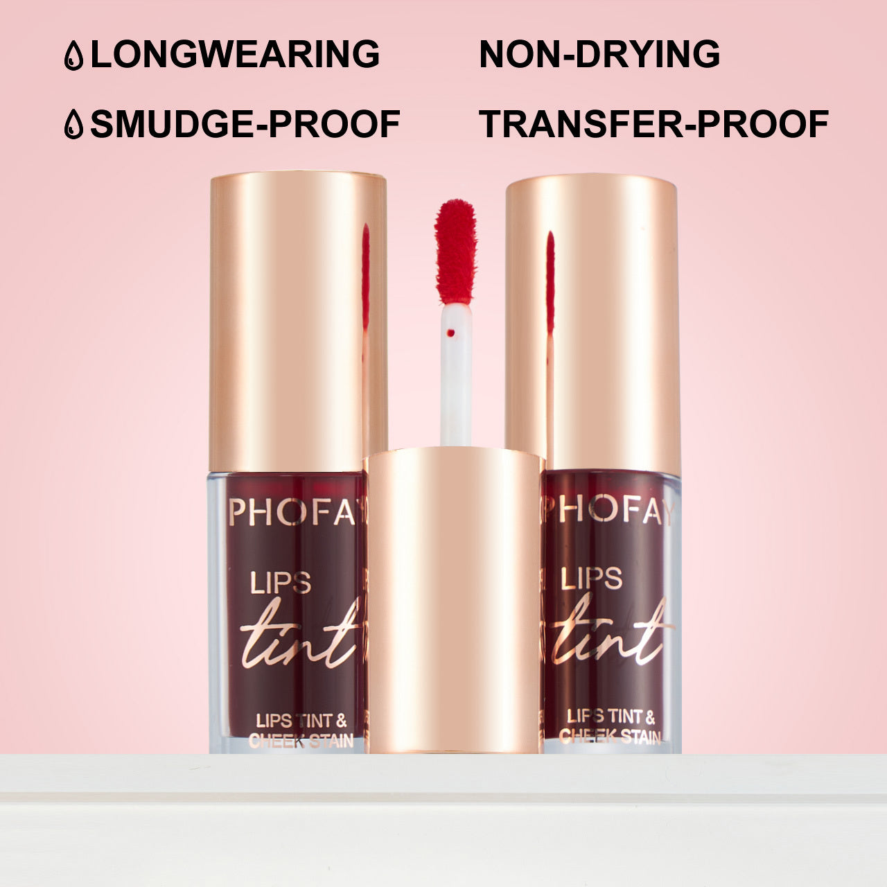 PHOFAY Lip Tint – Long-Lasting, Lightweight, Hydrating Lip Stain for Natural Color