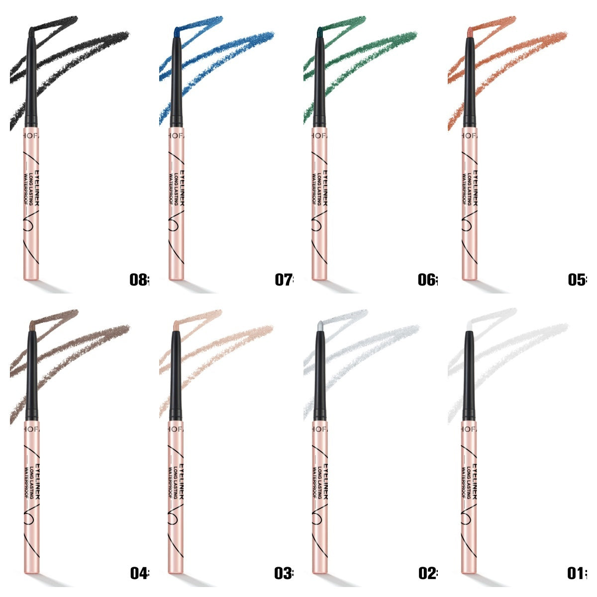 PHOFAY Waterproof Colorful Eyeliner – Vibrant, Long-Lasting Liquid Eyeliner for Bold Eye Looks