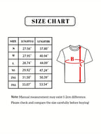 Men’s Summer Printed T-Shirt – Customizable Pattern Casual Tee