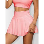 Women’s Tennis Skirt Golf Skorts – High-Waisted Athletic Skirt with Pockets & Inner Shorts