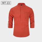 New Men’s Cotton Shirt – Casual Style Breathable Long Sleeve Everyday Wear