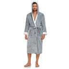 RONGTAI Long Fleece Bathrobe for Men & Women – Ultra Soft, Warm, and Cozy Unisex Winter Robe