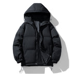 Men’s Winter Hoodie Coat – Thickened Cotton-Padded Zip-Up Jacket | Warm Casual Outerwear