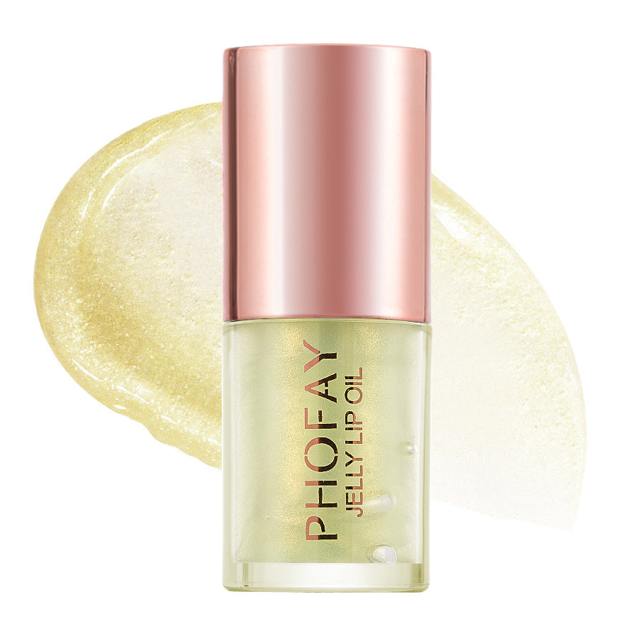 PHOFAY Jelly Lip Oil – Hydrating, Glossy Lip Treatment With Nourishing Shine