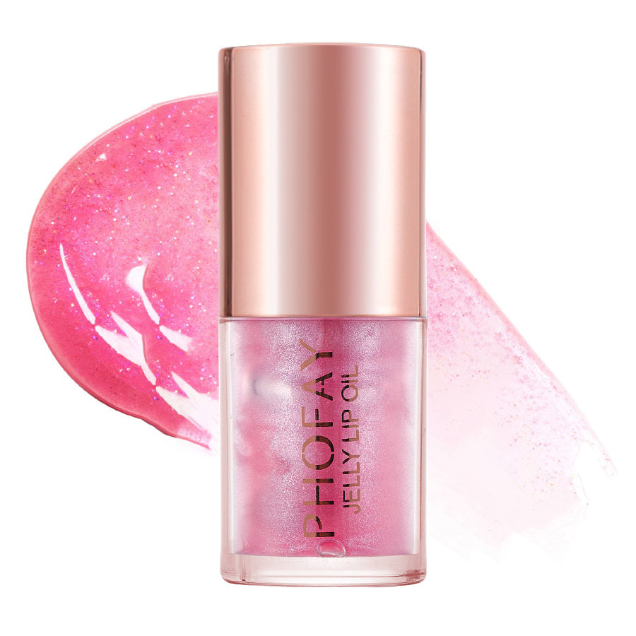 PHOFAY Jelly Lip Oil – Hydrating, Glossy Lip Treatment With Nourishing Shine