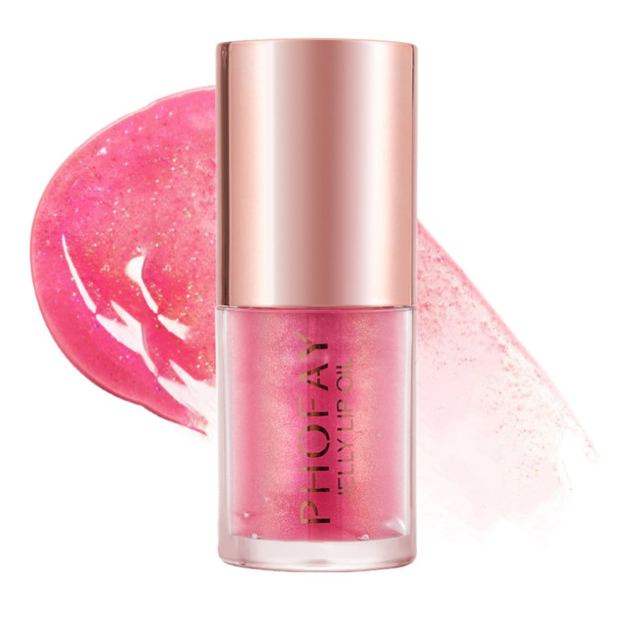 PHOFAY Jelly Lip Oil – Hydrating, Glossy Lip Treatment With Nourishing Shine