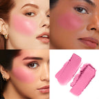 PHOFAY Double-Take Cream & Powder Blush Duo – Buildable Glow For A Natural Radiant Finish