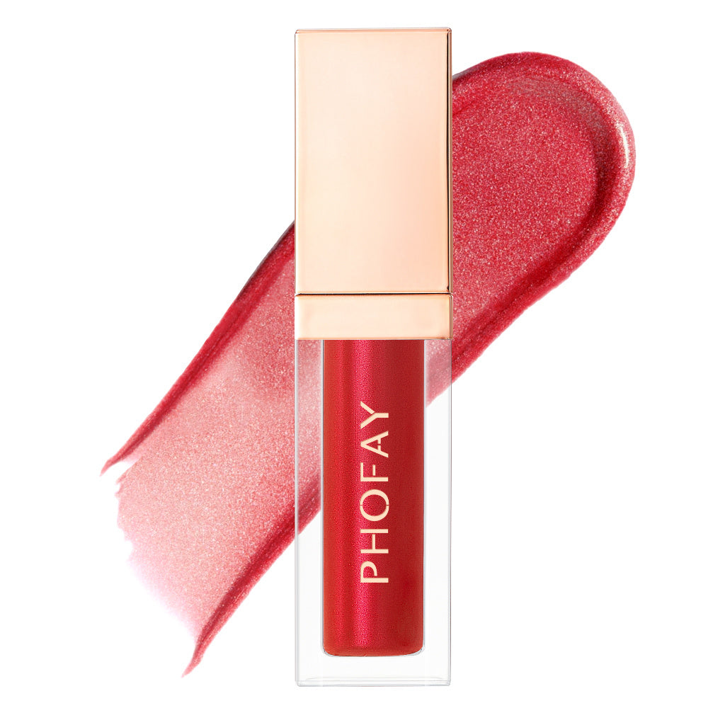 PHOFAY Ultra-Glossy Lip Gloss – High-Shine Hydrating Formula For Plump, Juicy Lips