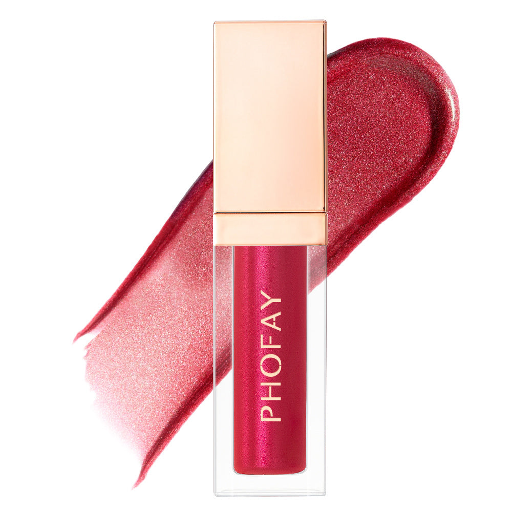 PHOFAY Ultra-Glossy Lip Gloss – High-Shine Hydrating Formula For Plump, Juicy Lips