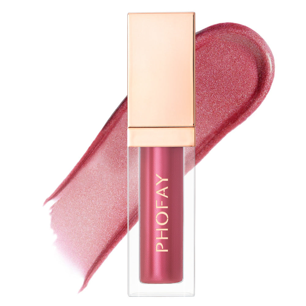 PHOFAY Ultra-Glossy Lip Gloss – High-Shine Hydrating Formula For Plump, Juicy Lips