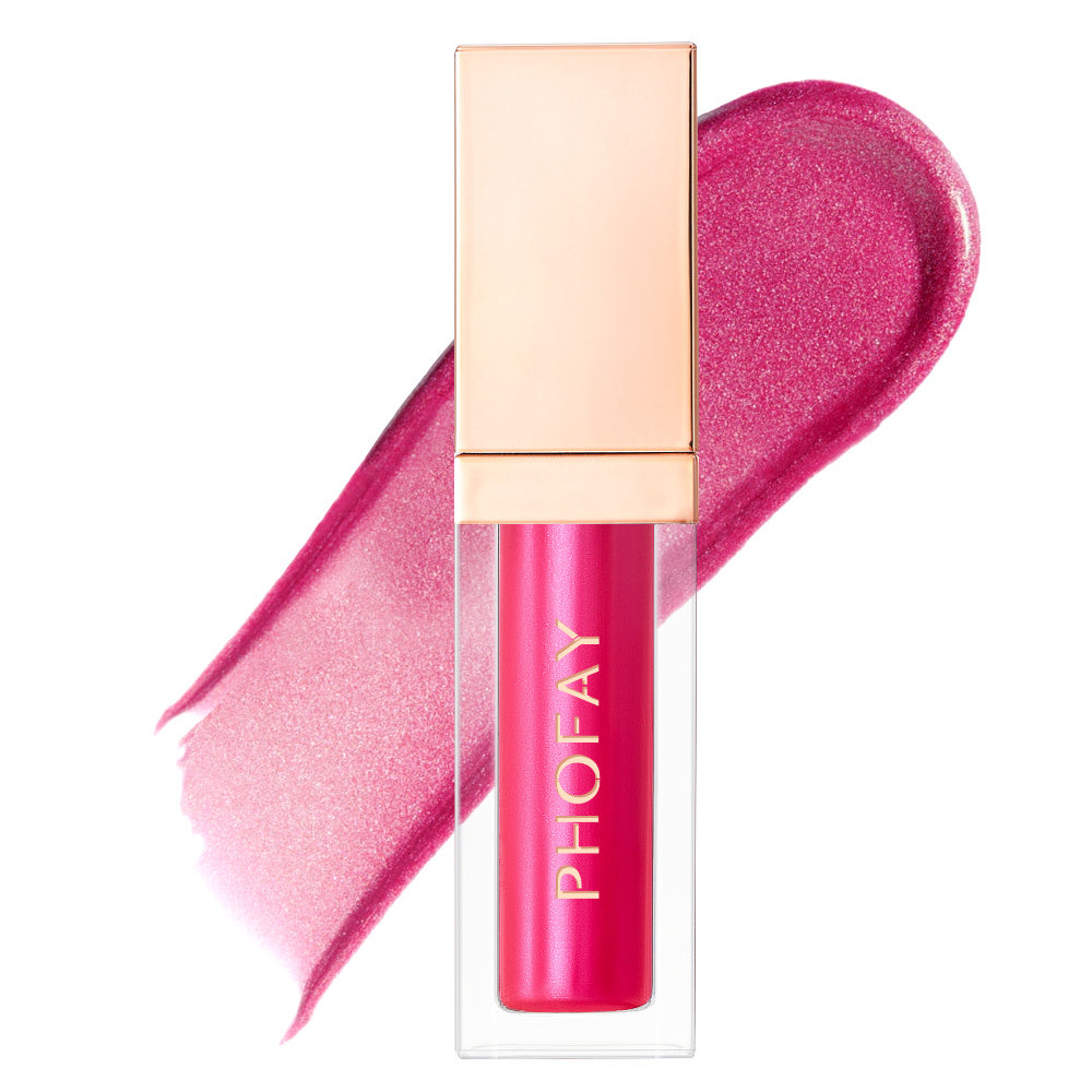 PHOFAY Ultra-Glossy Lip Gloss – High-Shine Hydrating Formula For Plump, Juicy Lips