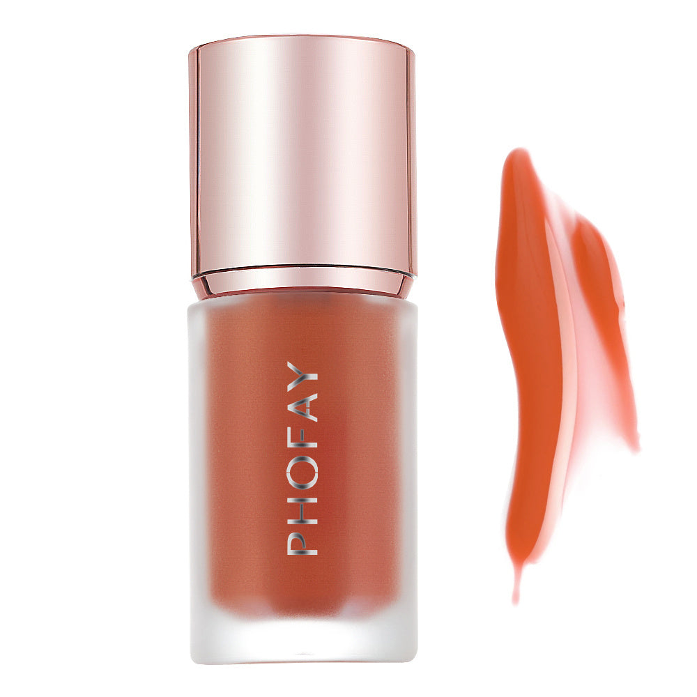PHOFAY Mousse Liquid Blush – Lightweight Creamy Formula With Natural Glow Finish, Long-Lasting & Blendable