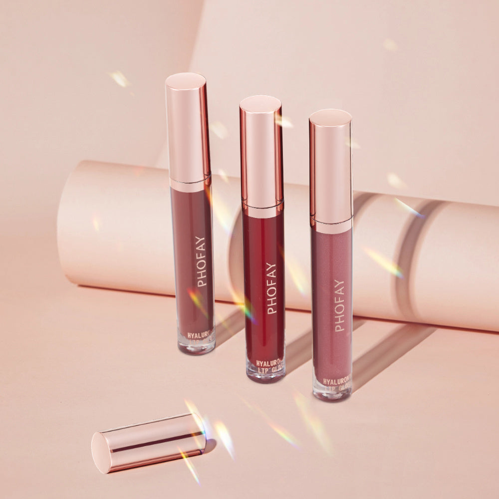 PHOFAY Hyaluronic Lip Gloss – Hydrating, Plumping Gloss With High-Shine Finish