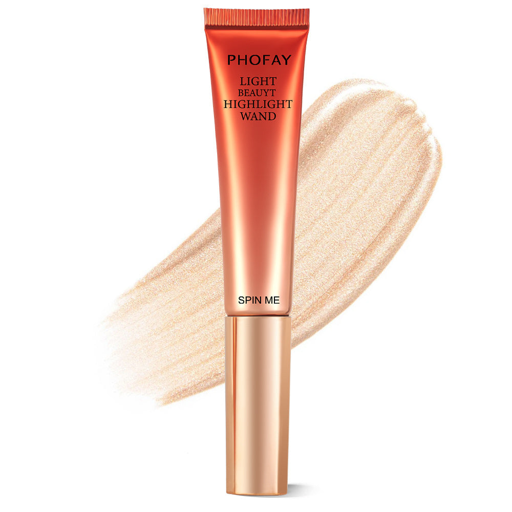 PHOFAY Highlighter Wand – Cream-to-Powder Illuminating Stick For Radiant, Glowy Skin
