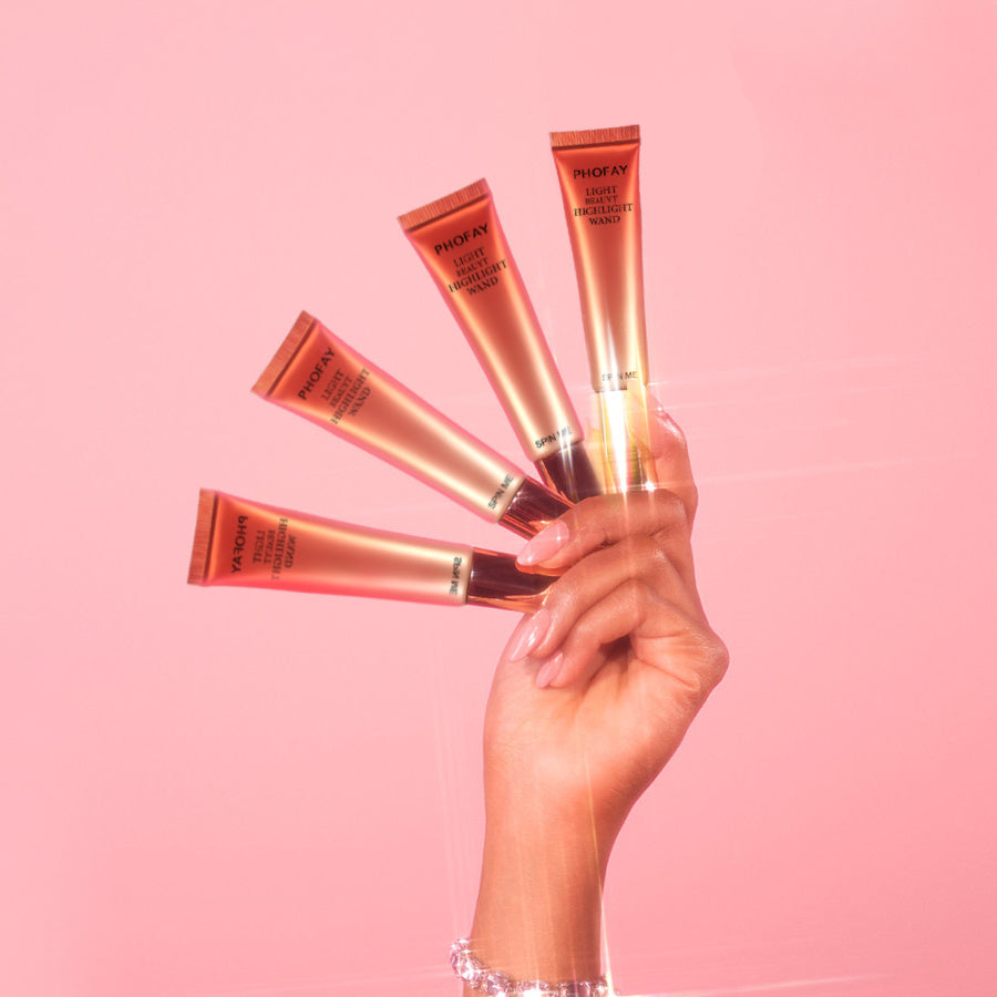 PHOFAY Highlighter Wand – Cream-to-Powder Illuminating Stick For Radiant, Glowy Skin