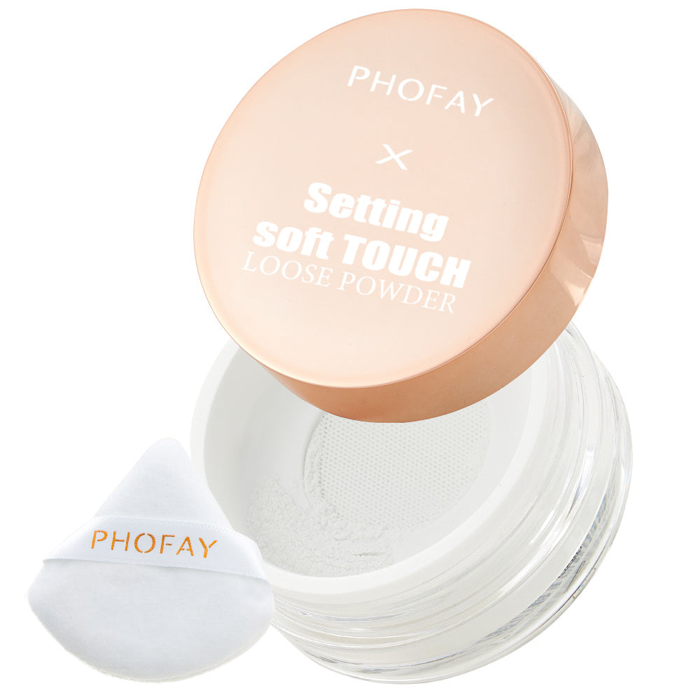 PHOFAY Soft Touch Loose Setting Powder – Lightweight, Oil-Control & Smooth Matte Finish
