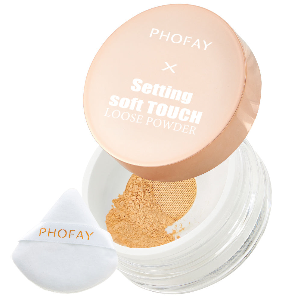 PHOFAY Soft Touch Loose Setting Powder – Lightweight, Oil-Control & Smooth Matte Finish