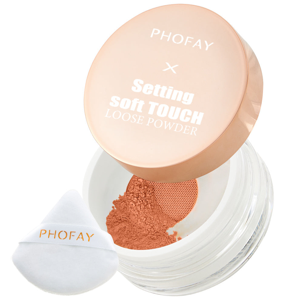 PHOFAY Soft Touch Loose Setting Powder – Lightweight, Oil-Control & Smooth Matte Finish