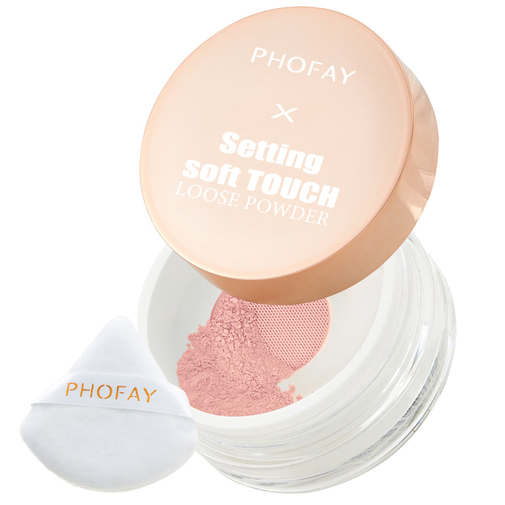 PHOFAY Soft Touch Loose Setting Powder – Lightweight, Oil-Control & Smooth Matte Finish