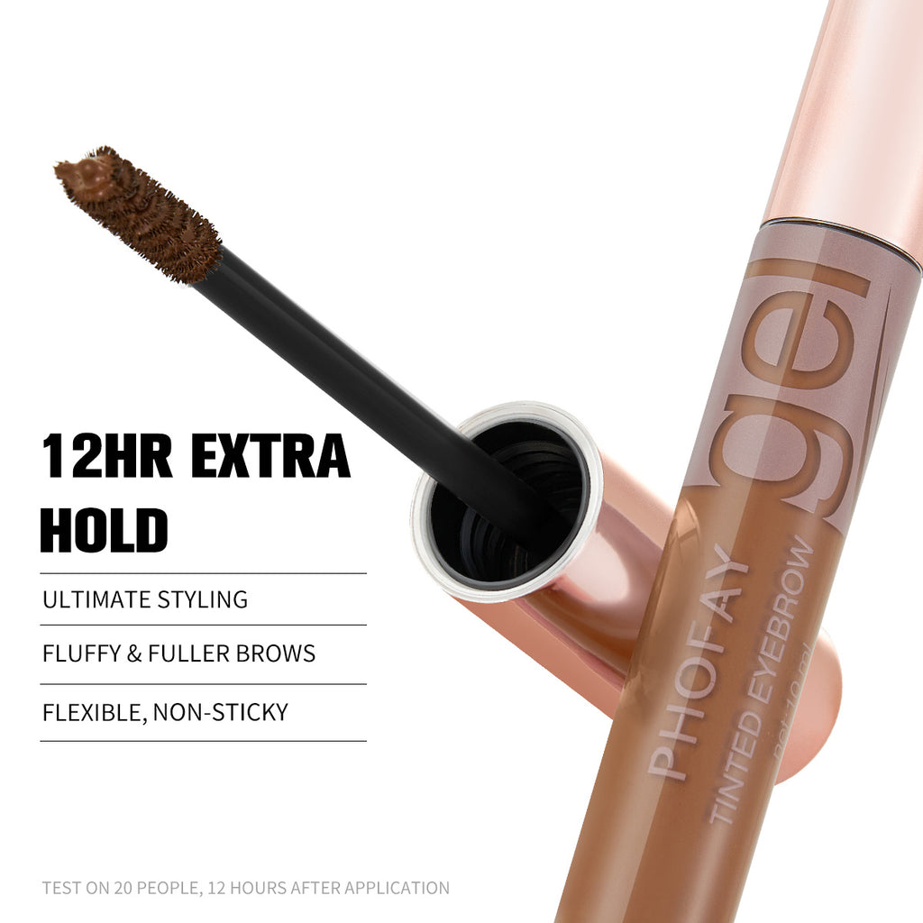 PHOFAY Tinted Eyebrow Gel – Long-Lasting, Smudge-Proof Eyebrow Color & Styling Gel