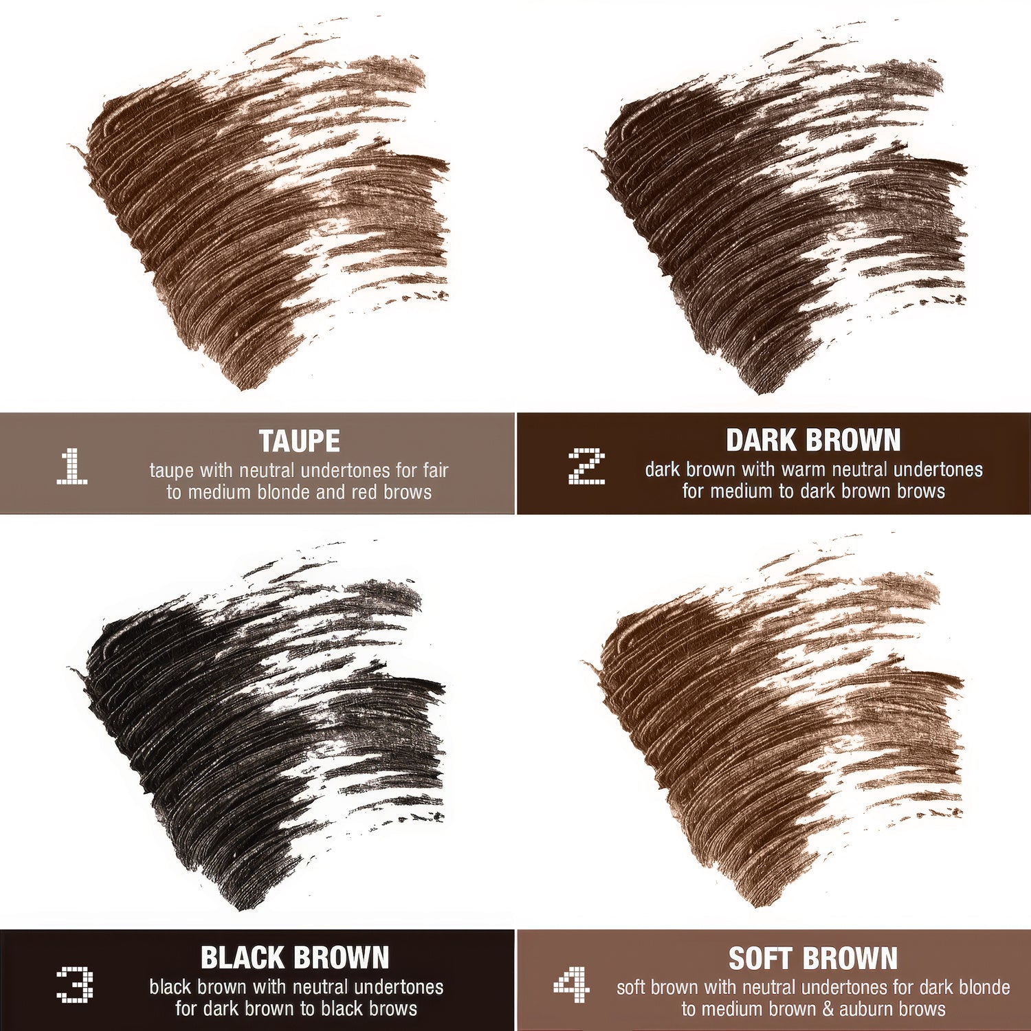 PHOFAY Tinted Eyebrow Gel – Long-Lasting, Smudge-Proof Eyebrow Color & Styling Gel