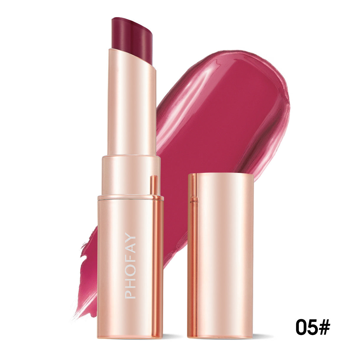 PHOFAY Moisturizing Lipstick – Hydrating Creamy Lip Color With Smooth Satin Finish