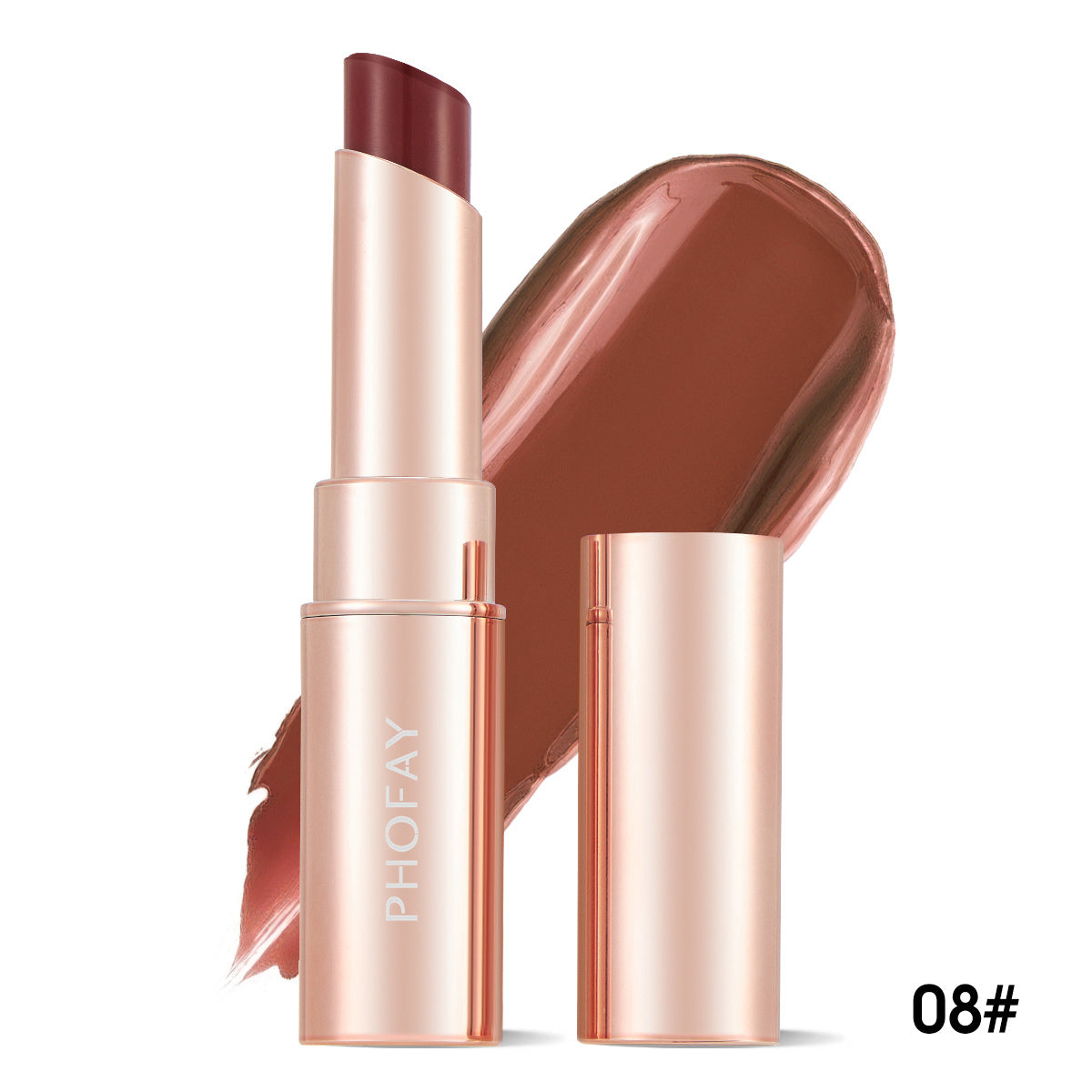 PHOFAY Moisturizing Lipstick – Hydrating Creamy Lip Color With Smooth Satin Finish