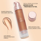 PHOFAY Body Shimmer Oil – Lightweight Moisturizing Glow Oil For Radiant, Sun-Kissed Skin