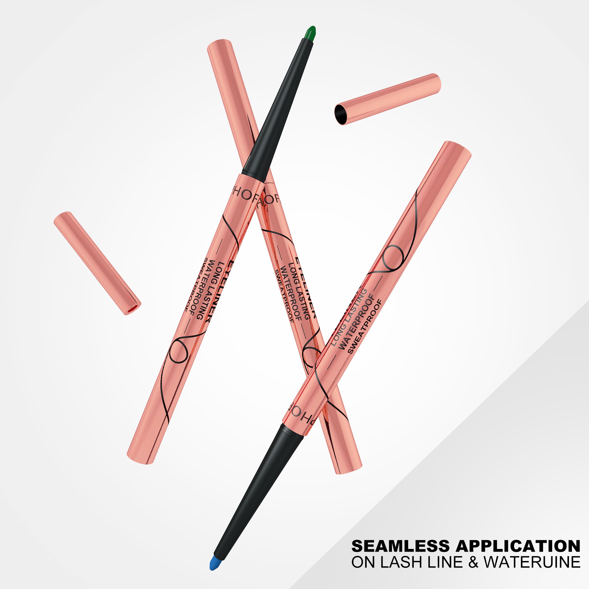 PHOFAY Waterproof Colorful Eyeliner – Vibrant, Long-Lasting Liquid Eyeliner for Bold Eye Looks