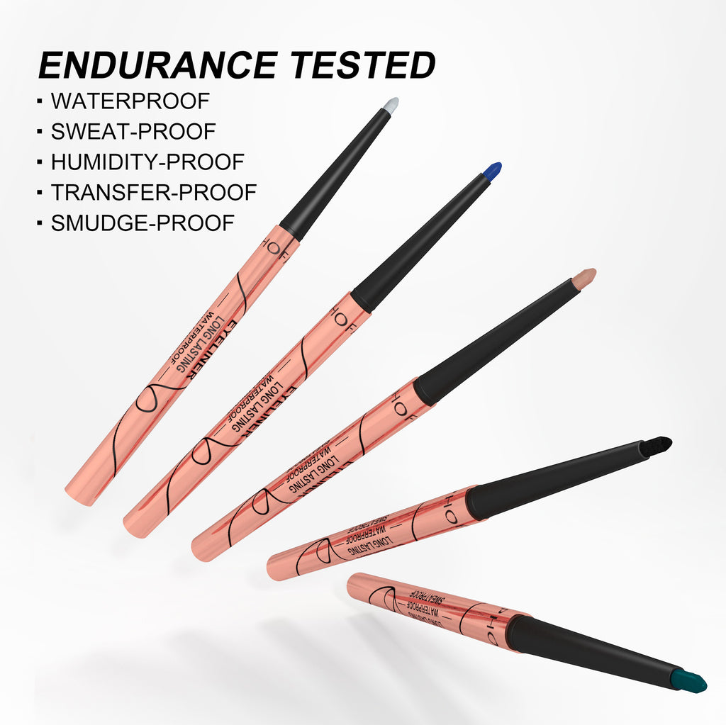 PHOFAY Waterproof Colorful Eyeliner Set – Vibrant Long-Lasting Liquid Eyeliner for Bold Eye Looks