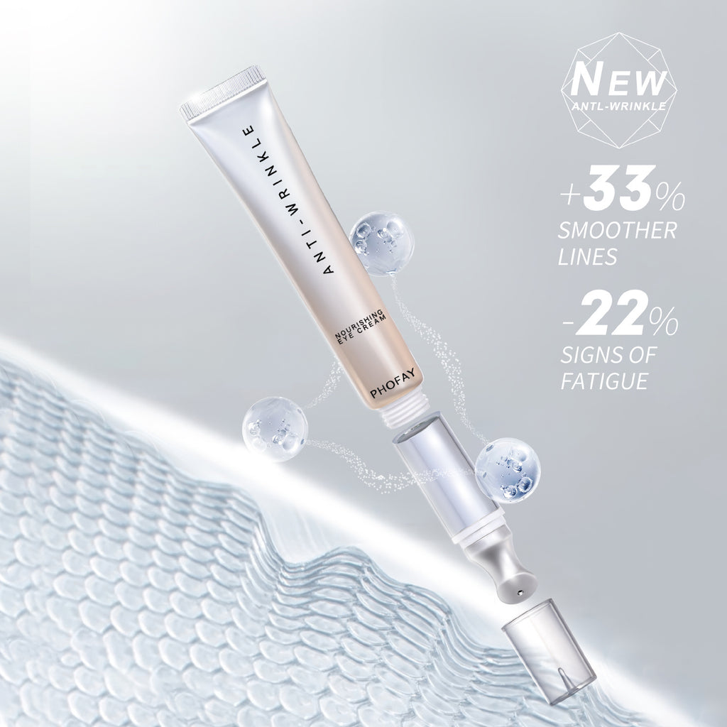 PHOFAY Anti-Wrinkle Moisturizing Eye Cream – Hydrating & Firming Eye Treatment for Dark Circles and Fine Lines