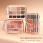 PHOFAY 12-Color Eyeshadow Palette – Highly Pigmented Matte & Shimmer Shades for Stunning Eye Looks