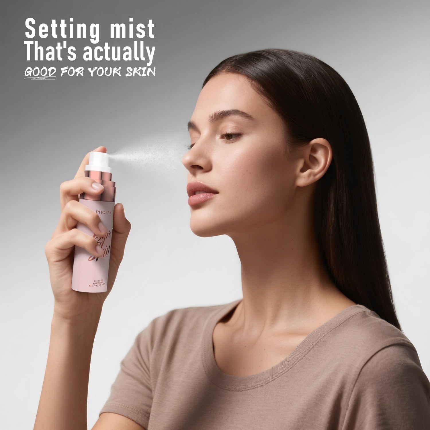 PHOFAY Moisturizing Setting Spray – Long-Lasting Makeup Fix Mist With Hydrating Finish