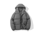 Men’s Winter Hoodie Coat – Thickened Cotton-Padded Zip-Up Jacket | Warm Casual Outerwear