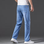Men’s Loose Oversized Stretch Jeans – Relaxed Fit Denim with Slimming Effect & Modern Style