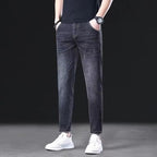 Men’s Summer Thin Stretch Jeans – Lightweight Breathable Slim Fit Denim Pants