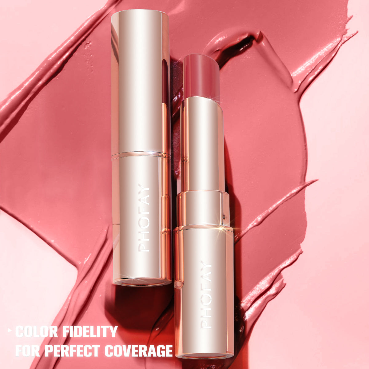 PHOFAY Moisturizing Lipstick – Hydrating Creamy Lip Color With Smooth Satin Finish