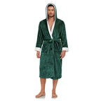 RONGTAI Long Fleece Bathrobe – Ultra Soft, Warm, and Cozy Winter Robe for Men & women
