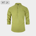 New Men’s Cotton Shirt – Casual Style Breathable Long Sleeve Everyday Wear
