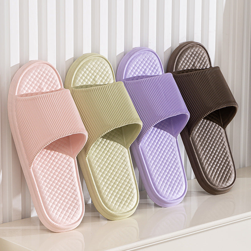 Summer Slippers – Indoor Non-Slip Bathroom House Shoes for Men & Women Couples