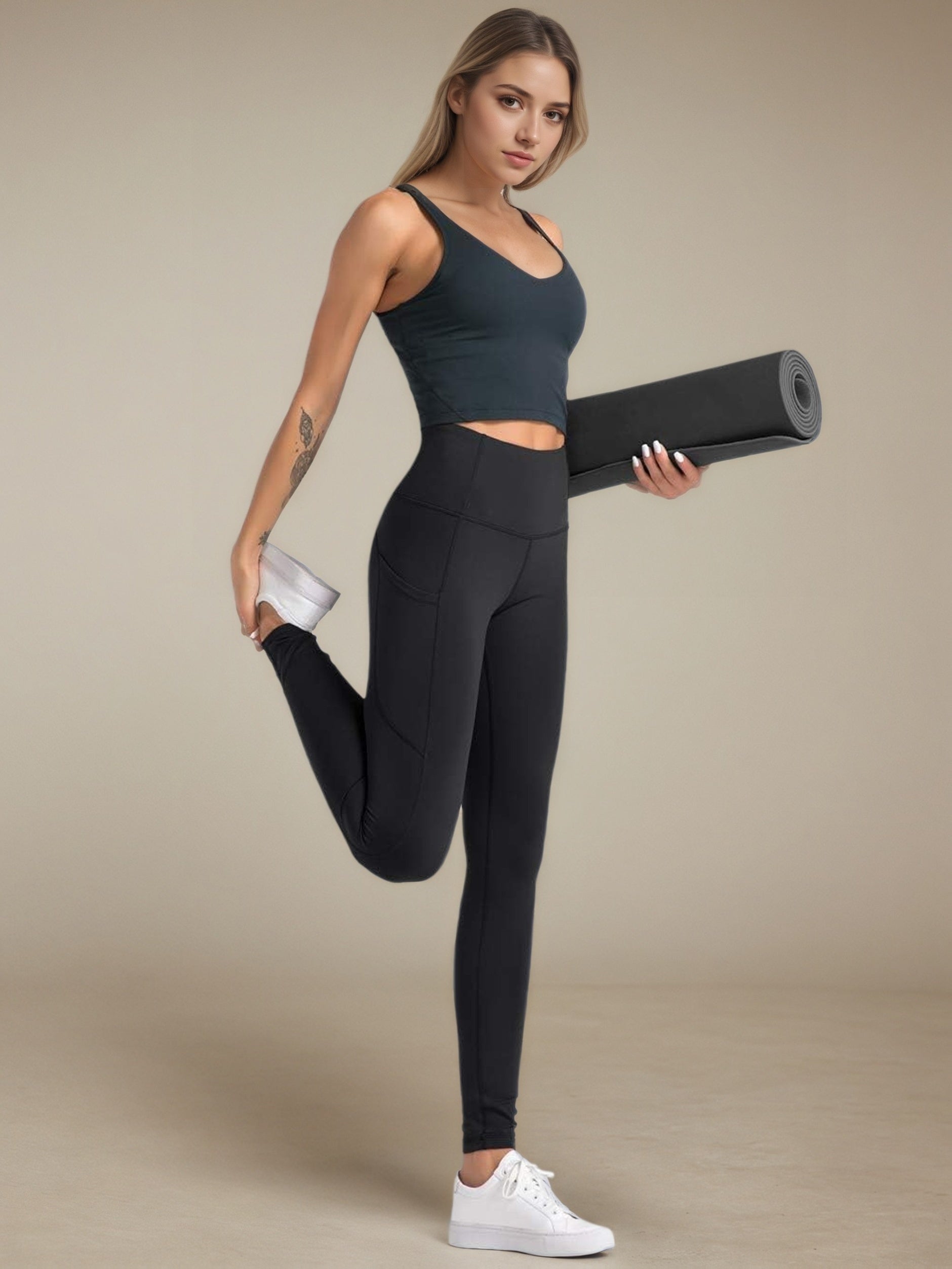 Women’s Yoga & Sports Pants – High-Waist Stretchy Leggings for Fitness & Casual Wear