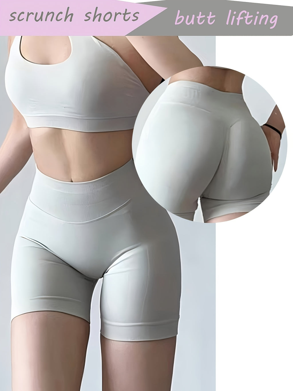 Women’s High-Waisted Yoga Shorts – Quick-Dry & Squat-Proof Activewear