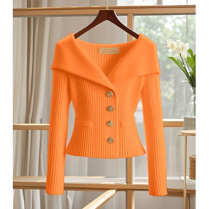 High-End Design Women’s Top – Elegant Cool Waist Slimming Blouse for Socialite Style