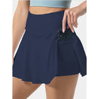 Women’s Tennis Skirt Golf Skorts – High-Waisted Athletic Skirt with Pockets & Inner Shorts