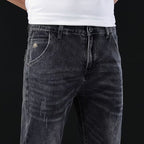 Men’s Summer Thin Stretch Jeans – Lightweight Breathable Slim Fit Denim Pants