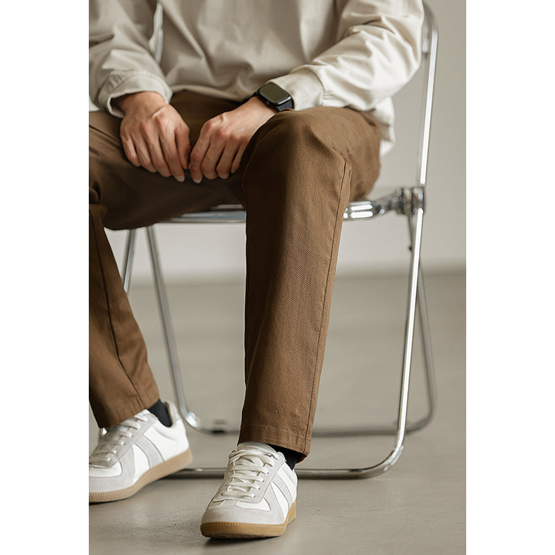 Men’s American-Style Heavy Stretch Jeans – Durable Thick Denim Pants with Classic Fit