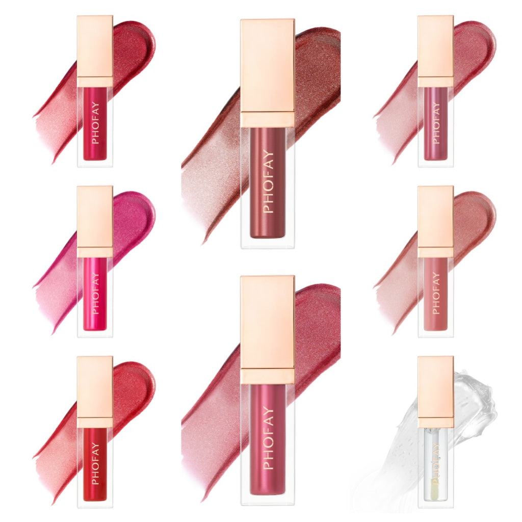 PHOFAY Ultra-Glossy Lip Gloss – High-Shine Hydrating Formula For Plump, Juicy Lips