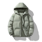 Men’s Winter Hoodie Coat – Thickened Cotton-Padded Zip-Up Jacket | Warm Casual Outerwear
