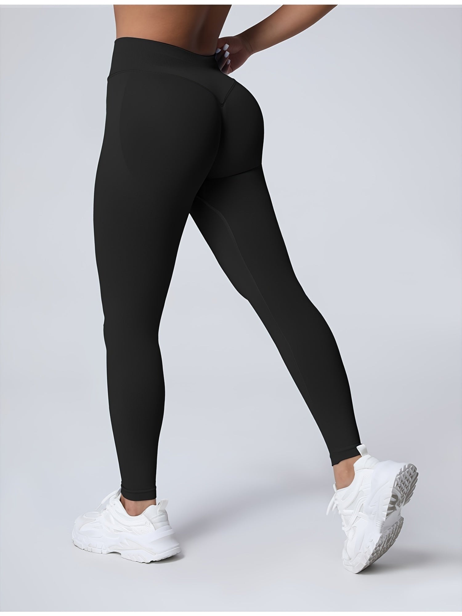 Seamless Women SoftHue Scrunch Butt Workout Leggings – High-Waist Fitness Leggings