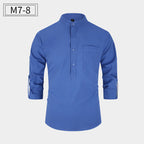 New Men’s Cotton Shirt – Casual Style Breathable Long Sleeve Everyday Wear